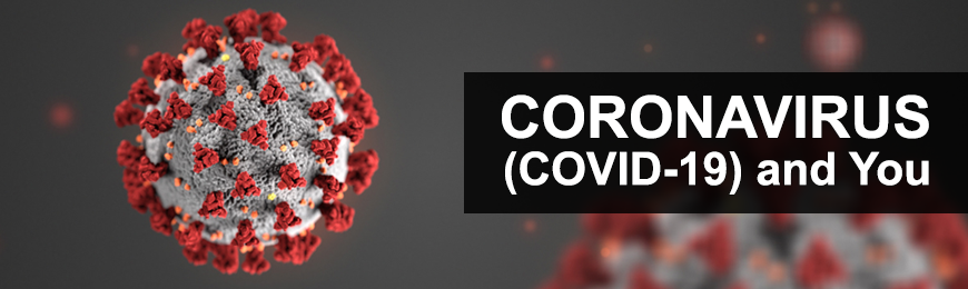 coronavirus and you banner