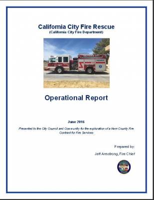CCFR Operational Report